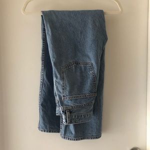 Uniqlo U wide fit curved jeans